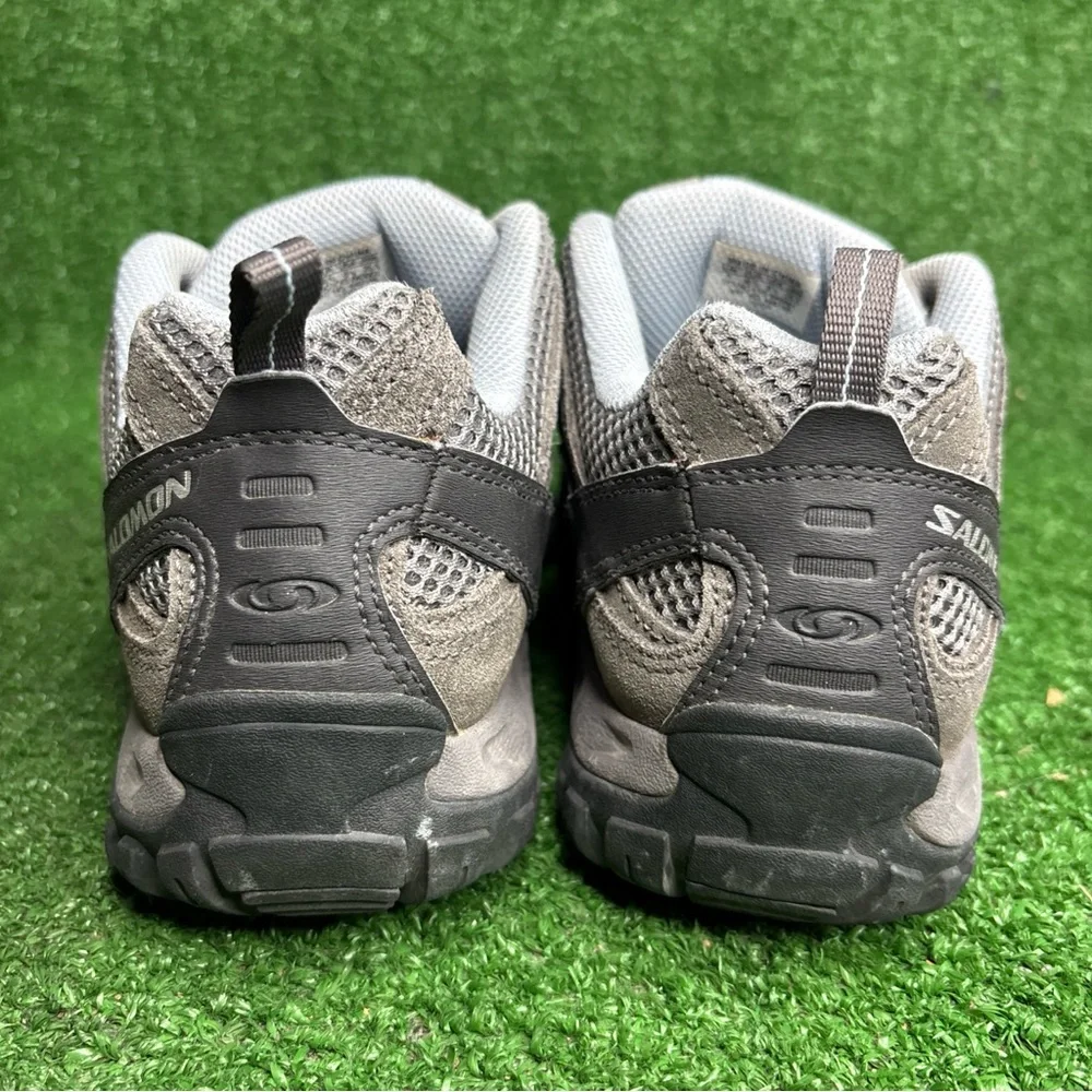 Salomon Women's Exit Aero Gray‎ Black Hiking Shoe Contagrip 449168 US Size 8.5